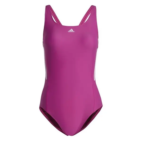 adidas Classic 3-Stripes Swimsuit Womens - Pink 8