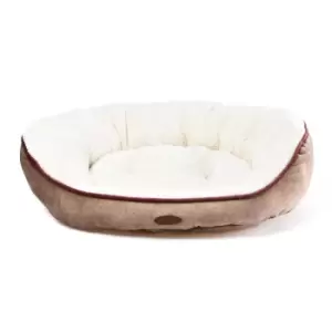 Charles Bentley Large Memory Foam Pet Bed - Taupe