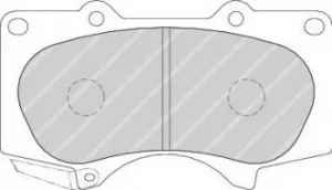 Ferodo FDB1698 Brake Pad Set Front Axle Premier Car