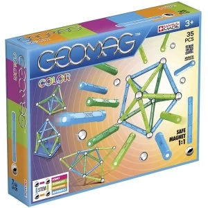 Color Classic 35 Pieces Geomag Construction Set