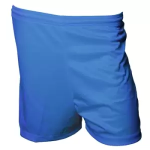 Precision Unisex Adult Micro-Stripe Football Shorts (M-L) (Royal Blue)