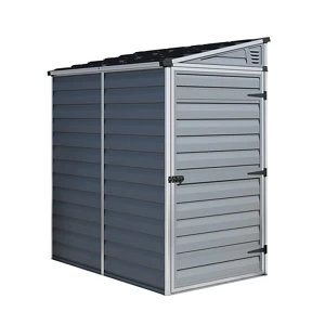 Palram SkyLight Pent Shed 4' x 6' Grey