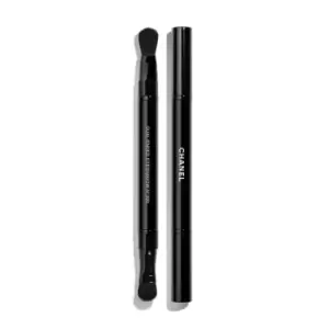 Chanel PINCEAU DUO PAUPIERES RETRACTABLE No. 200 Retractable Dual-Ended Eyeshadow Brush - Black