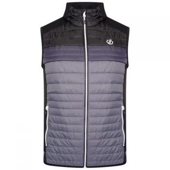 Dare2B Mountaineer Wool Quilted Bodywarmer - DkStorm/Blac