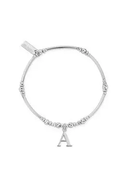 Chlobo Silver Iconic Initial Bracelet