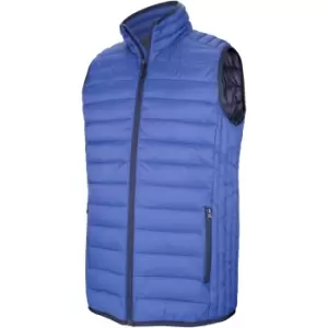 Kariban Mens Quilted Lightweight Down Bodywarmer (L) (Light Royal)