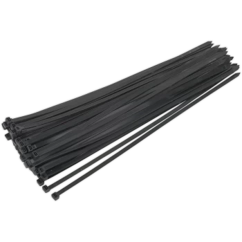 Sealey Black Cable Ties 650mm 12mm