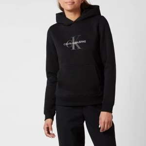 Calvin Klein Jeans Womens Reflective Monogram Hoodie - CK Black - S