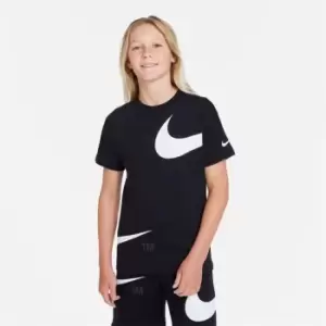 Nike Swoosh Tee Junior Boys - Black