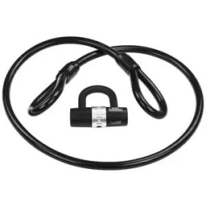 Burg Waechter 750 150 + 1480 Spiral cable lock Black Key lock