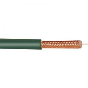 AV cable RG59 1 x 0.22 mm2 Green ABUS TV