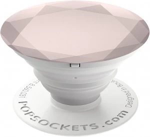 PopSockets Mobile Phone Stand Diamond Rose Gold