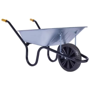 Chillington Chasseur Galvanised Puncture Free Wheelbarrow - 90L