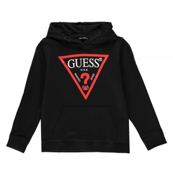 Guess Triangle Logo OTH Hoodie - Black JBLK