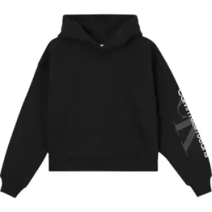 Calvin Klein Jeans Gradient Monologo Hoodie - Black