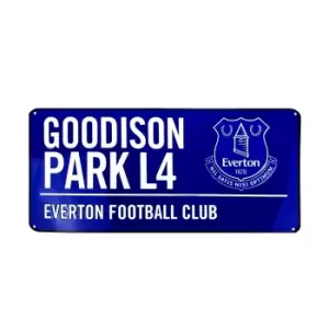 Everton FC Official Street Sign (One Size) (Blue)