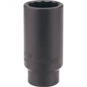 Draper Expert 1/2" Drive Bi Hexagon Impact Hub Nut Socket Metric 1/2" 26mm