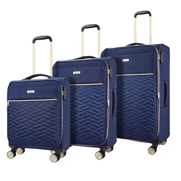 Rock Luggage Sloane ZW89701 Navy Suitcase 3Pcs Set