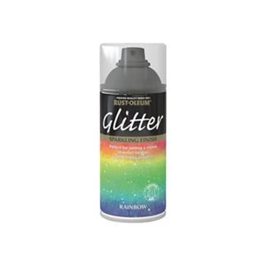 Rust-Oleum Rainbow Gloss Glitter effect Multi-surface Spray Paint 150ml