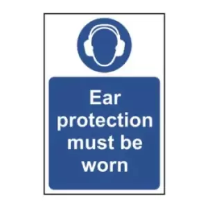 Ear Protection Must Be Worn Sign - SAV (400 x 600mm)