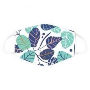 Simple Leaves Design Reusable Face Covering - Large