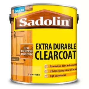 Sadolin Extra Durable ClearCoat Satin Clear - 2.5L