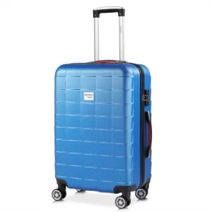 Monzana Exopack Hard Shell Blue Suitcase