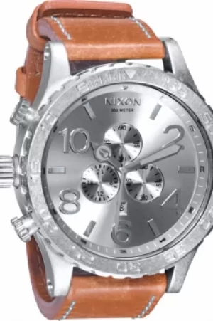 Mens Nixon The 51-30 Chrono Leather Chronograph Watch A124-747