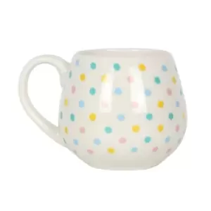 Spotted Ceramic Rounded Mug