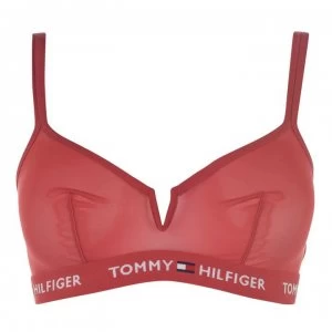 Tommy Bodywear Mesh Triangle Bralette - Cardinal XAN