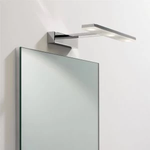 LED 3 Light Bathroom Over Mirror Light Polished Chrome IP44