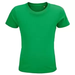 SOLS Childrens/Kids Crusader Organic T-Shirt (8 Years) (Kelly Green)