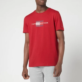 Tommy Hilfiger Mens Line Flag T-Shirt - Regatta Red - XXL