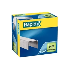 Rapid Standard Staples 246 5000 - Outer carton of 10