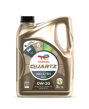 Total Quartz Synthetic Engine Motor Oil Ineo Xtra EC6 Performance 0W20 5L 228344