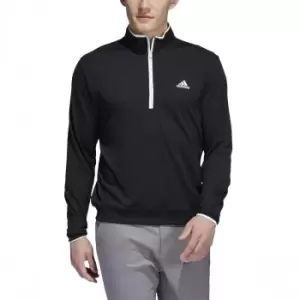 adidas Quarter-Zip Sweatshirt - Black - L