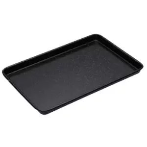 MasterClass Professional Enamel Baking Tray 39 x 27cm Black