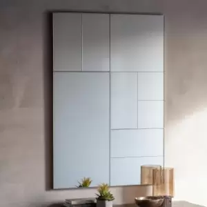 Fulton Mirror 81 x 122cm Silver Silver