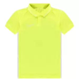 Nike Dry Academy 19 Polo Shirt Juniors - Yellow