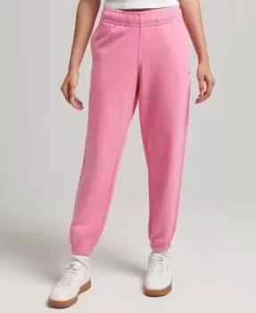 Superdry Womens Essential Boyfriend Joggers Pink / Marne Pink - Size: 14