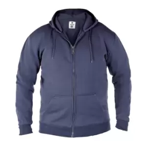 Duke Mens Rockford Kingsize Cantor Zip Through Hooded Sweatshirt (8XL) (Navy)