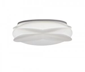 Flush Ceiling Light 54cm Round 55W LED 3000-6500K Tuneable, 3800lm, Remote ControlWhite