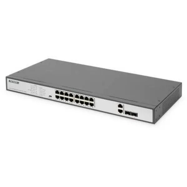 Digitus Digitus DN-95342-1 Network switch 16 + 2 ports 10 / 100 MBit/s PoE DN-95342-1