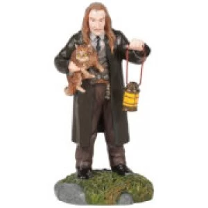 Harry Potter Village Filch and Mrs. Norris 8cm