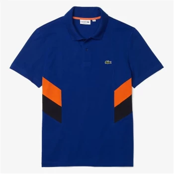 Lacoste Panel Polo Shirt - Blue 18Q