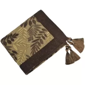 Riva Home Fern Throw (145x180cm) (Mocha)