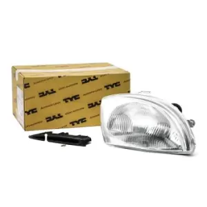 TYC Headlights 20-5735-08-2 Headlamp,Headlight FIAT,Seicento / 600 Schragheck (187_)