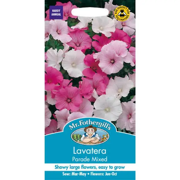 Mr. Fothergill's Lavatera Parade Mixed Seeds Multicoloured