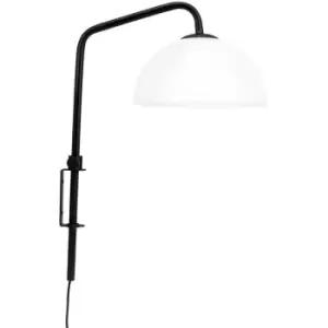 Dyberg Larsen Jazz Opal, Black Dome Wall Lamp