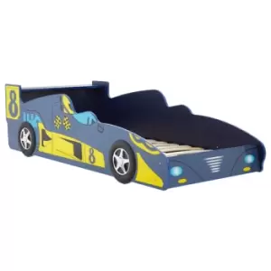 Premier Housewares Kids Car Bed - Blue